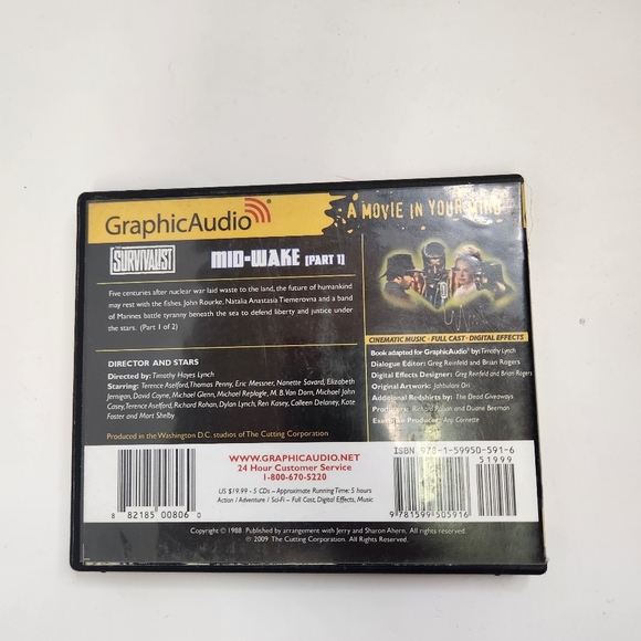 Graphic Audio CD Audiobook Jerry Ahern Survivalist Mid Wake Part 1 - Picture 2 of 3
